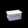 Food Storage Box Clear with White Cover 260*180*140/0843 6.5L 014680