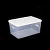 Food Storage Box Clear with White Cover 300*200*150/0844 9L 014681
