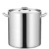 Kitchen Knock 12L Stainless Steel Stock Pot - Induction Ready & Triple Base