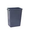 Kitchen Knock 060279 Slim Waste Bin – 39L Industrial Grey