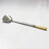 Chinese Style Stainless Steel Spatula with Wooden Handle (L) – 515mm.