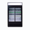 Bromic Dulex 945L Display Fridge with Sliding Doors and LED Lightbox