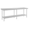 Vogue Premium 304 Stainless Steel Table - 2400x600x900mm - KW Commercial Kitchen