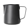 Olympia Black Non-Stick Milk Jug - 12oz - KW Commercial Kitchen
