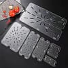 KK 1/6 - Clear Gastronorme Pan Drain Plate - PolyCarbonate 650047 - KW Commercial Kitchen
