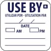 Hygiplas Removable Use by Food Prep Label 1'' (Roll 1000)