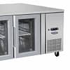 Atosa EPF3721 1360mm Two-Door Glass Fridge Table
