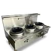JASPER Triple Wok Range(duckbill burner) LPG -sku: JA-3DB-L - KW Commercial Kitchen