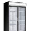 Atosa P1000WB-A Dual Glass Door Commercial Refrigerator - 1000L Bottom-Mounted Design