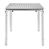 Bolero Stacking Square Table St/St with Curved Edge - KW Commercial Kitchen