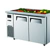 Turbo Air KSR12-2 2 Door Salad Side Prep Table Buffet Fridge – 309L
