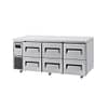 Turbo Air KUR18-2D-6(HC) Maxi-Drawer Series: 6-Drawer Undercounter Chiller - 1800mm - KW Commercial Kitchen