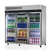 Turbo Air KR65-3G(HC) MagnaShow Series: 3 Glass Door Top Mount Display Fridge - 1876L - KW Commercial Kitchen