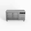 AG PAX2100TNG 2 Door Worktop Fridge - 390L