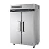 alt="Turbo Air KF45-2(HC) - 2 door upright commercial freezer"