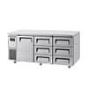 Turbo Air KUR18-3D-6(HC) Hybrid Series: 6-Drawer, 1-Door Undercounter Chiller - 1800mm - KW Commercial Kitchen