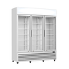 Thermaster LG-1203P 1200L Three Glass Door Upright Drink Fridge - Front View