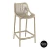 Siesta Exclusive UV Stabilised Air Barstool 65 in Taupe - for Indoor/Outdoor Use
