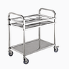 Kitchen Knock Stanless Steel Serving Trolley with Bowl Holder 402956