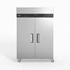 AG GNX1000TN 1000 Litre Upright Double Door Fridge in a commercial kitchen.