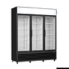 Thermaster Three Glass Door Colourbond Upright Drink Fridge LG-1203BP