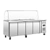 alt="Polar U-Series Four Door Refrigerated Gastronorm Saladette Counter"