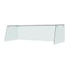 Straight Glass Sneeze Guard Assembly for 4 Door Counter UA019-A