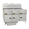 Anets FDAGG314R Goldenfry 3 Bank Fryer System with Advanced Filtration