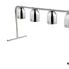 Anvil HLB0004 Benchtop Heat Lamp - Quadruple Shade Food Warmer with Adjustable Height.
