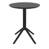 Furnlink Siesta Sky Folding Table 60 Round - Black | Outdoor & Indoor Use