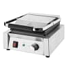 Apuro CU600-A 1.5kW Bistro Contact Grill – Heavy Duty Ribbed Cast Iron Plates