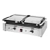 Apuro Bistro Double Contact Grill - 2.9kW | Flat Cast Iron Plates | Professional Griddle