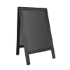 CU993 Olympia Pavement Board – Black Wooden Frame A-Frame Sign 700x1200mm