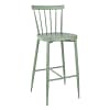 Bolero DX689 Windsor Aluminium Green High Stools – Set of 2