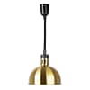 Apuro DY462-A Retractable Dome Gold Heat Shade – 250W Commercial Food Warmer