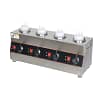 Kitchen Knock 4-Head Electric Sauce Warmer with Bottles 621604
