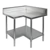 2NDs: Corner Workbench Splashback & Undershelf WBCB7-0900/A-NSW1763 - KW Commercial Kitchen
