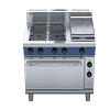 Blue Seal E56C Electric Oven Range – 4 Burner + 300mm Griddle + GN2/1 Oven - KW Commercial Kitchen