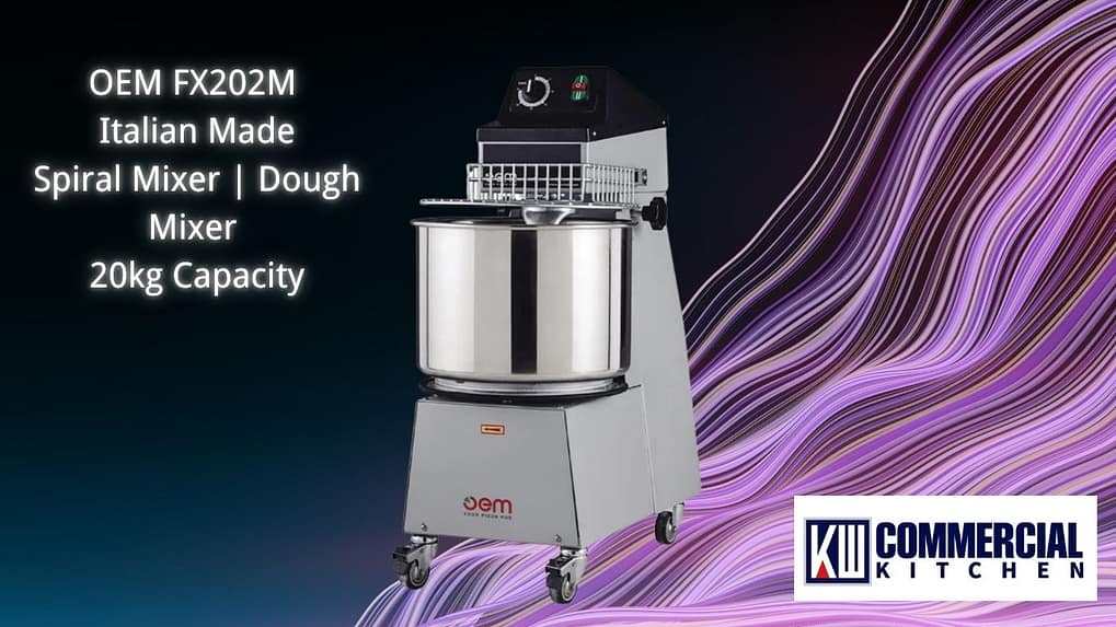 OEM FX202M Italian Spiral Pizza Dough Mixer – 20kg Capacity