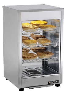 Anvil PWK0007 Compact Deluxe Pie Warmer Mini - Perfect Display & Warmth