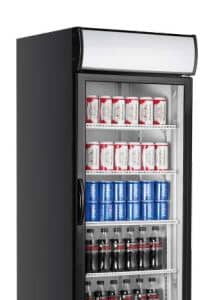 Atosa P600WB Single Glass Door Beverage Upright Commercial Fridge 600L