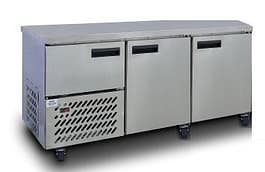 Anvil UBS6180(H) 2½-Door Slimline Under Bar Fridge – 480L, Stainless Steel