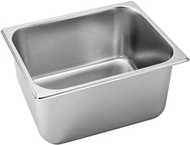Kitchen Knock 1/2 GN Pans 200mm Deep – Stainless Steel, 6-Pack