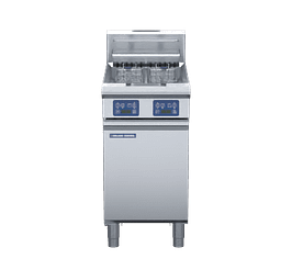 Blue Seal E44E – 450mm Twin Pan Electric Fryer with Digital Controls