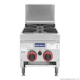 Gasmax RB-2ELPG 2 Burner LPG Cooktop with Flame Failure & Stainless Steel Construction