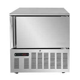 AG BC05 blast chiller freezer with stainless steel finish and tray support