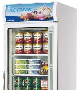 Turbo Air FRS-650F Upright Freezer - Glass Door Commercial Freezer
