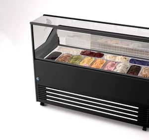 Iarp FrostMate 13 Prime: The Elite Choice for Scoop Ice Cream Retailers, Gelato Display Black (Delight 13 Prime)