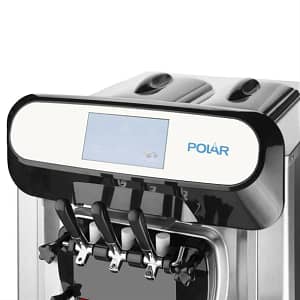 Polar UA034-A Soft Serve Ice Cream Machine – Dual Flavour, 25L/hr, Stainless Steel
