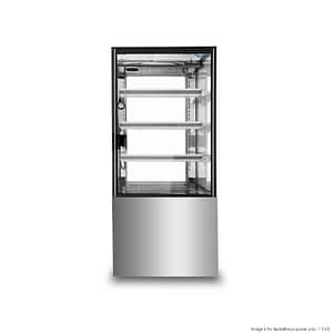 Bonvue SF820V 370L Cake Display Showcase – Curved Glass, LED Lighting, 600mm Wide